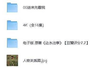 边水往事（全21集+原著小说）