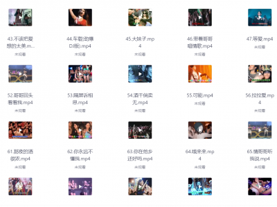 精选125首夜店dj车载mv 高清全1080p MP4/14g